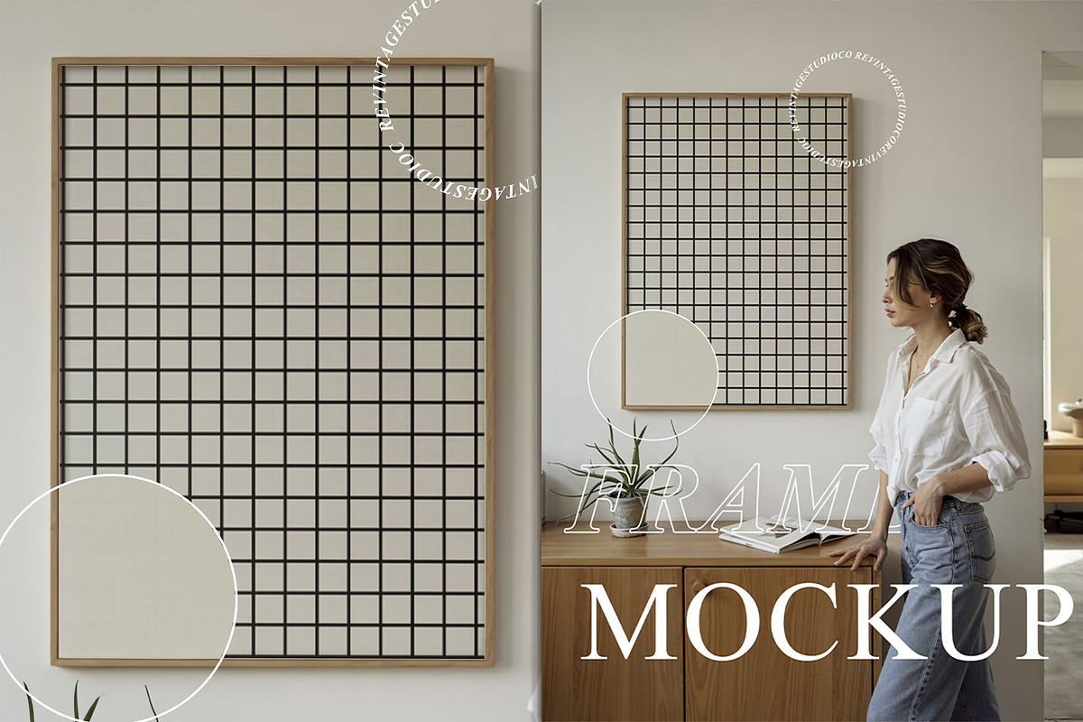 Modern Interior Frame Mockup, a Household Mockup by RevintageStudio (Photo 1 of 6)