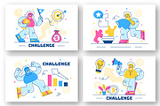 10 Business Challenge Illustration, a Person Illustration by denayunebgt (Thumbnail 2 of 4)