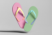 Flip Flops Mock-up, a Household Mockup by BLISS DESIGN (Thumbnail 3 of 4)