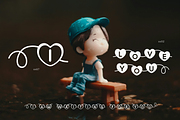 Connected Hearts - Decorative Font, a Sans Serif Font by Attractype (Thumbnail 2 of 8)