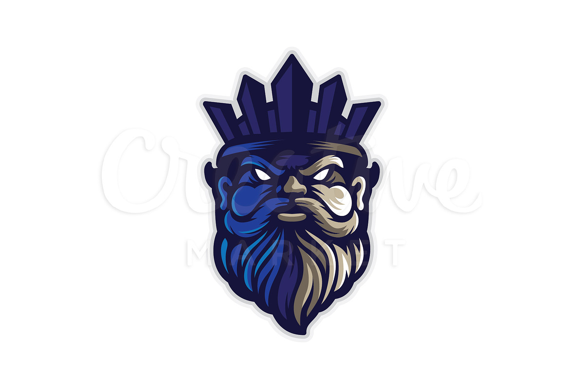 King Mascot or Esport Logo, a Templates & Theme by nospacestore