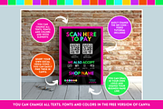 Neon Scan to Pay Sign, a Stationery Template by SunshineStudioBoutique (Thumbnail 9 of 10)