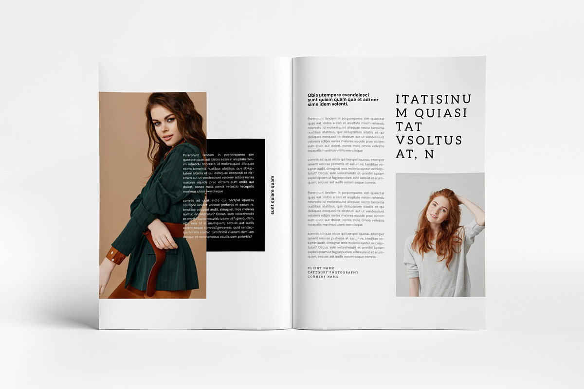 Lookbook Magazine Layout I Canva, a Brochure Template by PixWork (Photo 5 of 9)