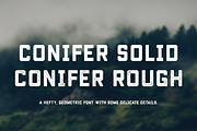 Conifer, a Sans Serif Font by Ryan Keightley (Thumbnail 1 of 5)