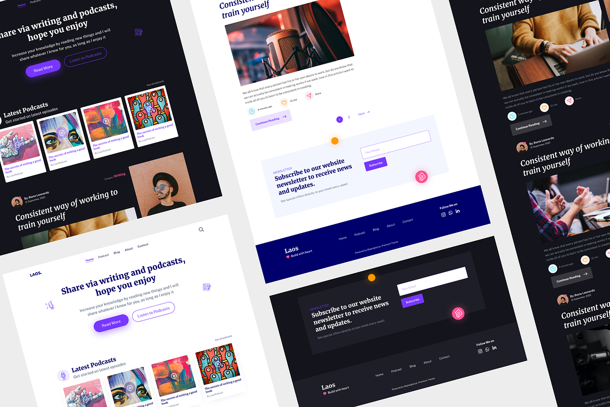 Laos - Personal Blog Template, a HTML Template by Minialis (Photo 2 of 2)