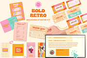 Bold Retro Branding Starter Kit, a Branding & Logo Template by Hell Yeah Designs (Thumbnail 8 of 22)