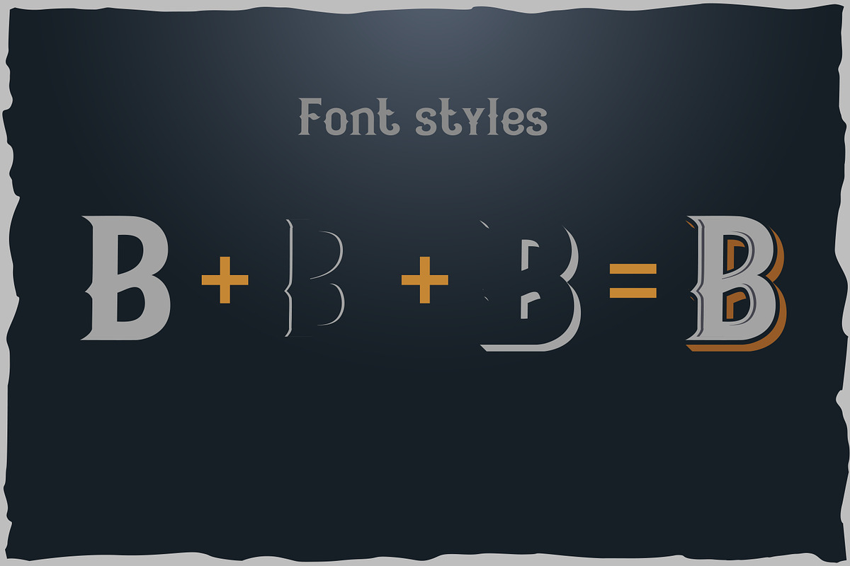 Jolly Barber. Vintage typeface, a Font by Fractal fonts & graphics (Photo 3 of 5)
