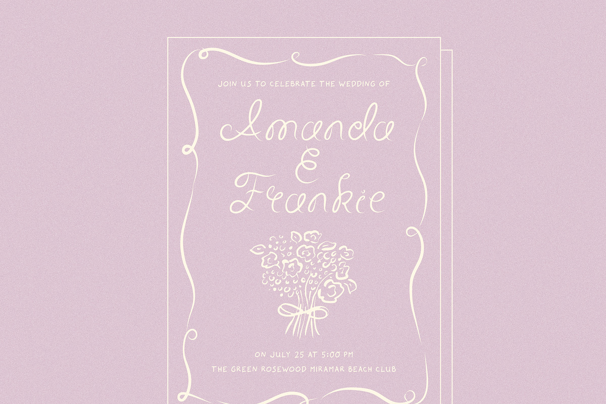 Curly Whimsical Wedding Font, a Handwritten Font by Ayya Studio (Photo 12 of 14)
