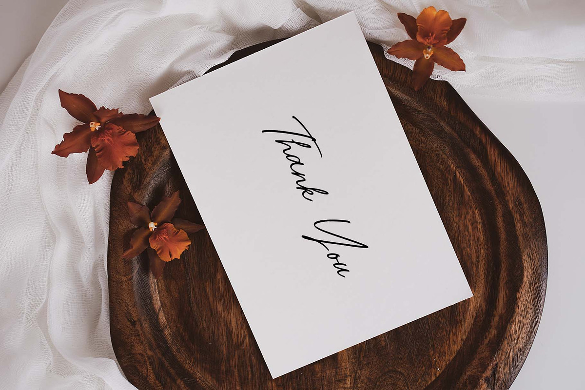 Shuterstone | Elegant Script, a Script Font by MJB Letters (Photo 9 of 10)