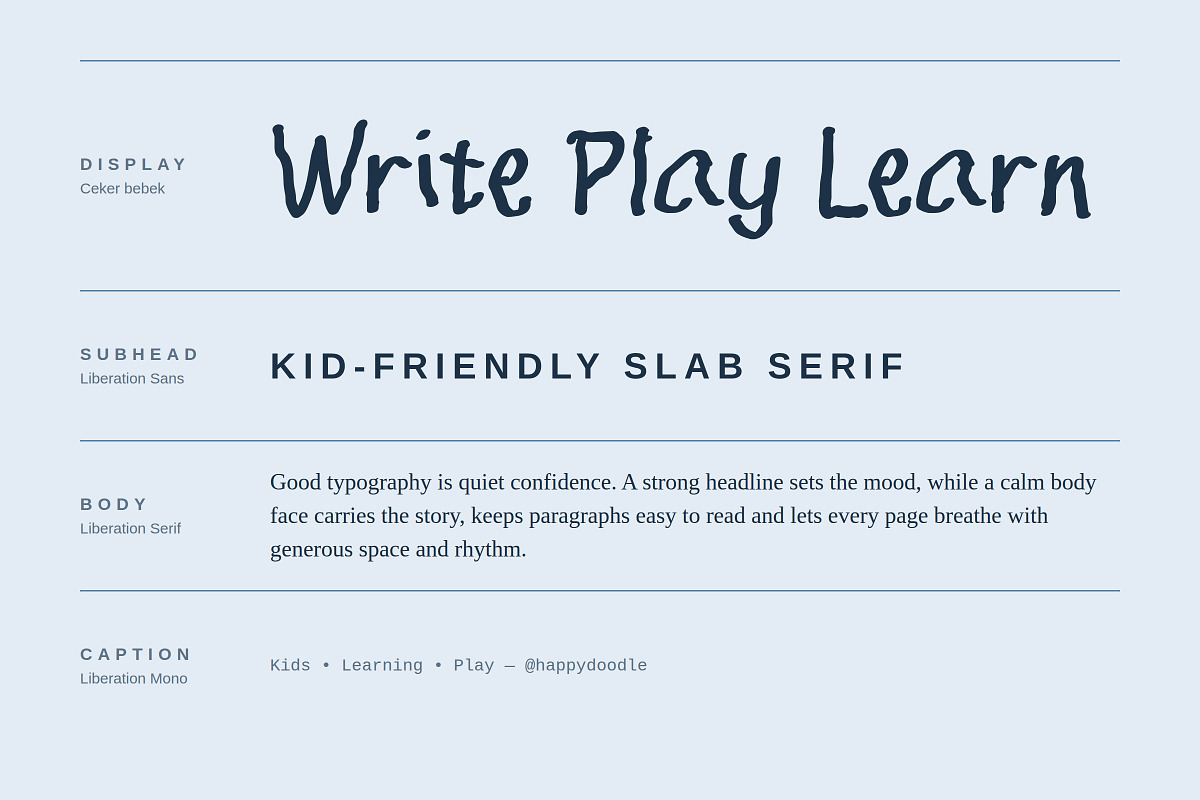 Ceker bebek – Playful Slab Typeface, a Slab Serif Font by Gookkis Studio (Photo 8 of 17)
