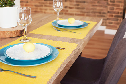 Beautiful Easter Table Setting