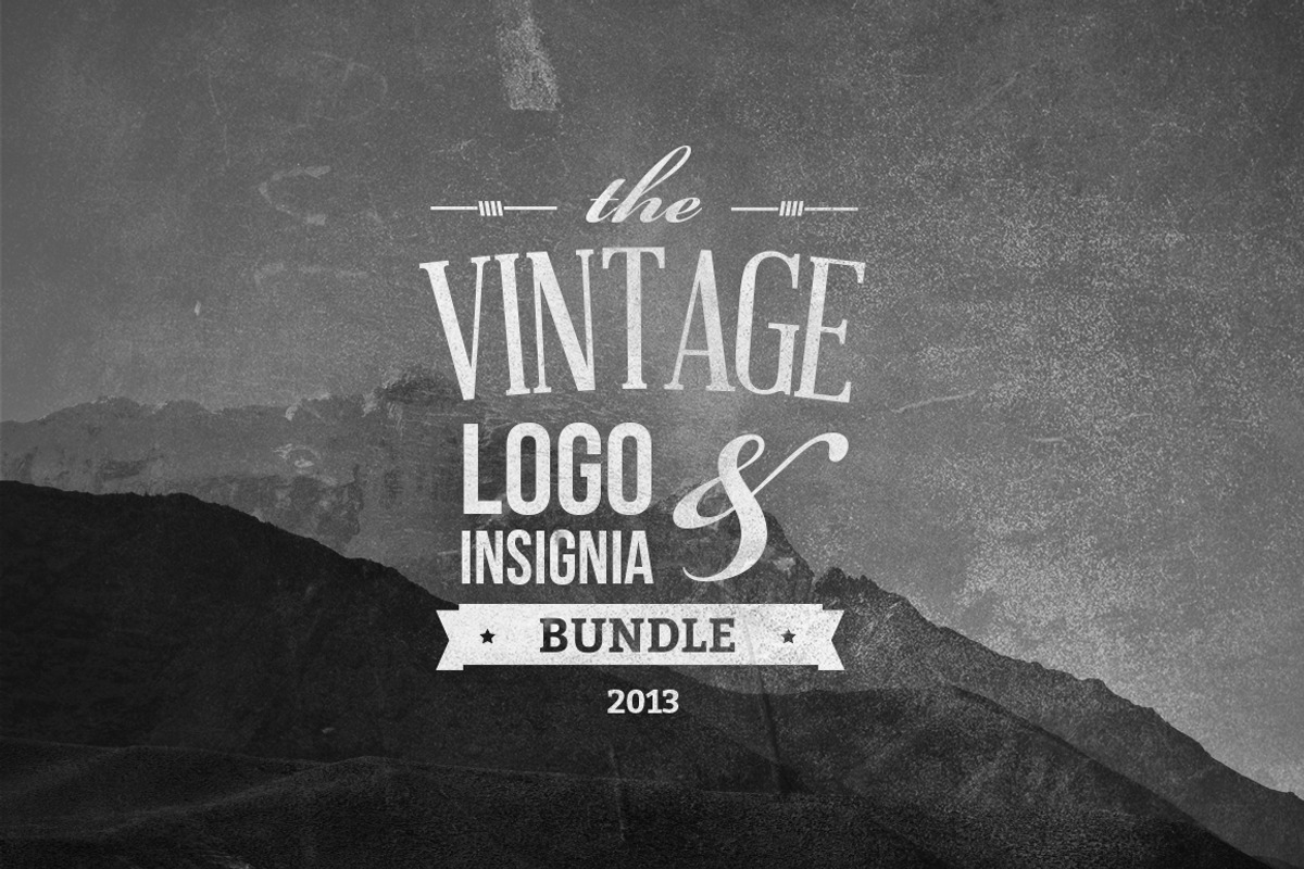 Vintage Logo & Insignia Bundle, a Branding & Logo Template by TomAnders (Photo 1 of 4)