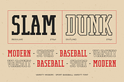 Varsity Modern - Sport Baseball Font, a Slab Serif Font by Hamz Studio (Thumbnail 3 of 12)