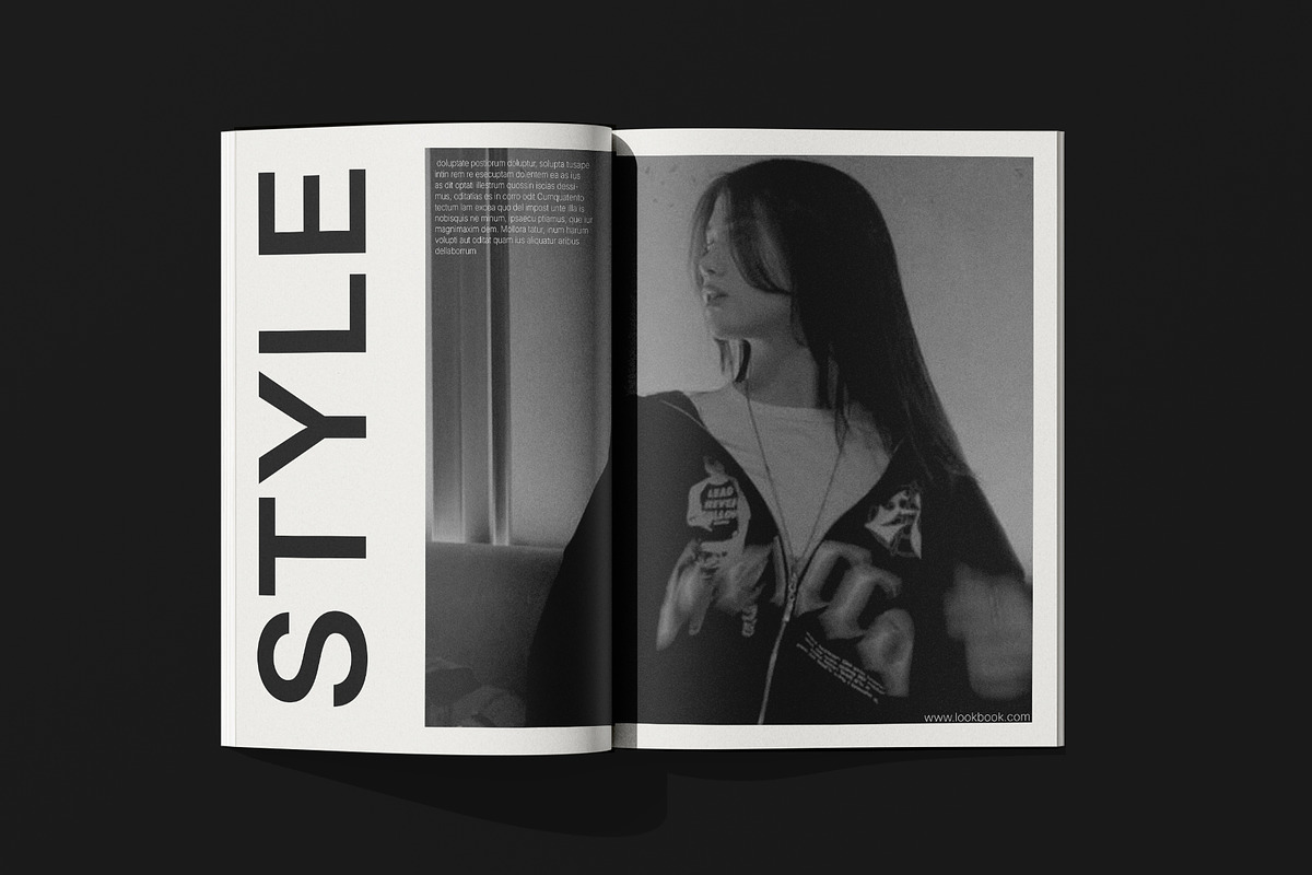 Fashion LookBook Magazine Template, a Magazine Template by Devators (Photo 5 of 6)