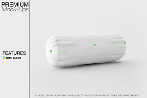 Bolster Pillow Mockup Pack