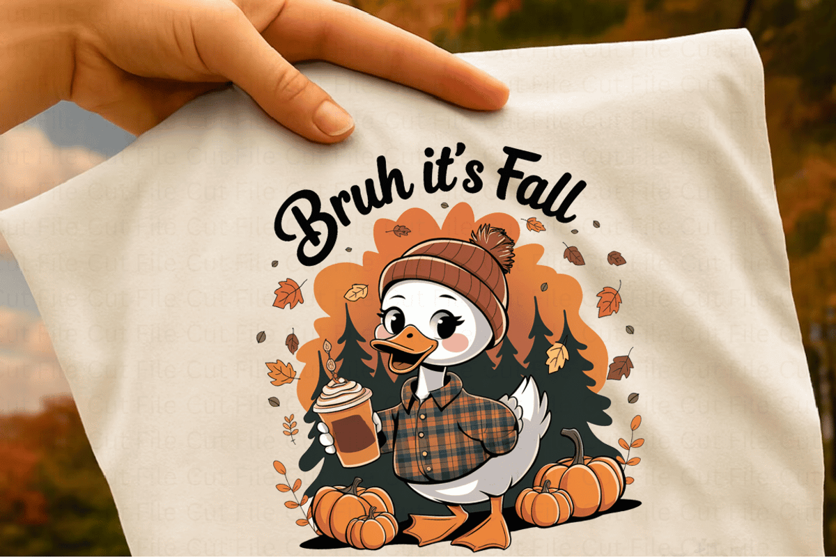 Bruh It s Fall Png Funny Goose Fall, a Graphic by Cut File (Photo 3 of 5)