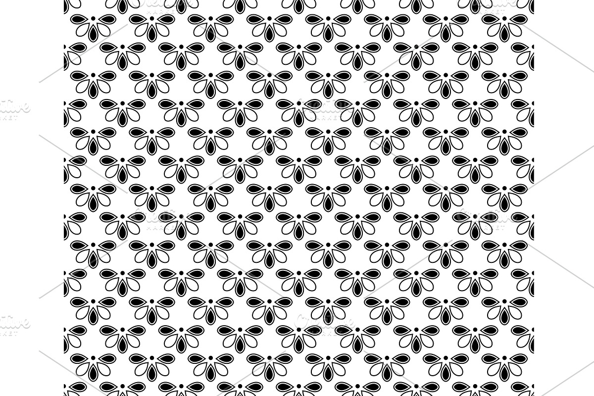 Floral Seamless Vector Pattern With, a Pattern Graphic by FineArtStudio (Photo 1 of 3)