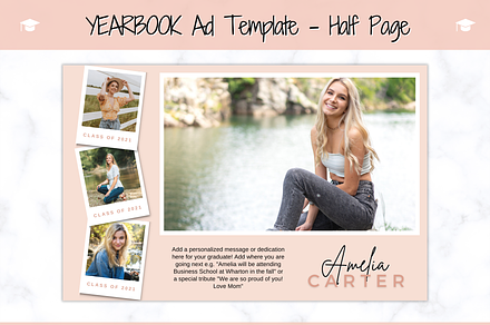 Yearbook Ad Template - Graduate, a Magazine Template by Templatables