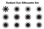 Sunburst Silhouette Collection, an Object Graphic by Creativeshirt (Thumbnail 1 of 3)