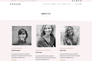 Vivian - WordPress Kadence Theme