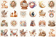 Boho Mothers Day Clipart, an Illustration by DreamCafeArt (Thumbnail 2 of 6)