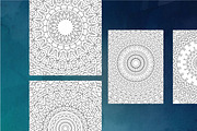 500 UNIQUE MANDALA COLORING PAGES, a Decorative Illustration by ElimesherStudio (Thumbnail 3 of 11)