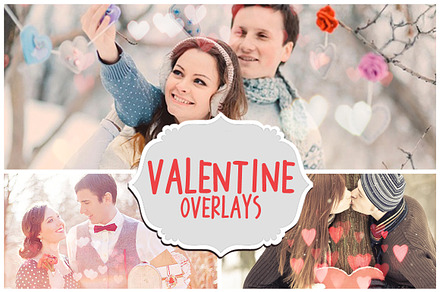 Valentine's Day Photoshop Overlays