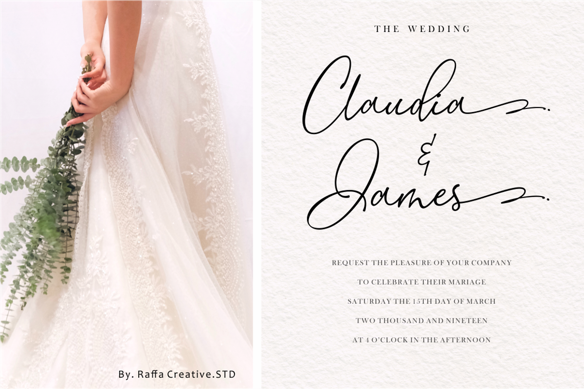 Belachan Signature, a Script Font by Raffa Creative (Photo 3 of 9)