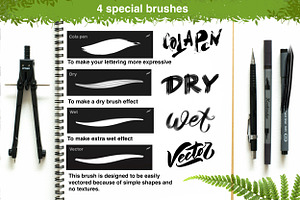 Textured & Realistic Brushpen Set