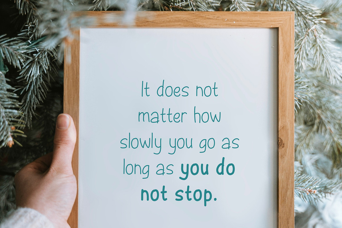 Montea - Simple Handwritten Font, a Handwritten Font by BeadyLab (Photo 7 of 10)