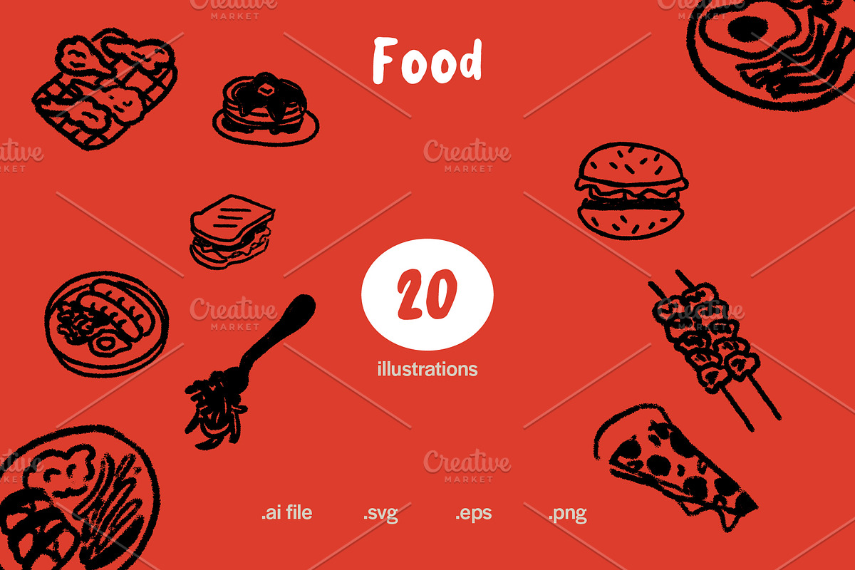 Cafe, Restaurant, Food & Drinks Pack, a Graphic by Plainly Simple Store (Photo 10 of 20)