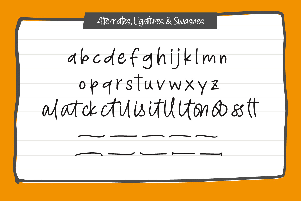 This Notes - Handwritten Marker Note, a Handwritten Font by Afkari Studio (Photo 3 of 13)