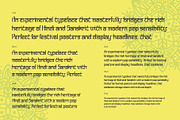 Hindi Raj - Festive Devanagari Font, a Sans Serif Font by Casloop Studio (Thumbnail 5 of 9)