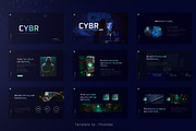 Cyber Security PowerPoint, a Presentation Template by Pixslides (Thumbnail 2 of 5)