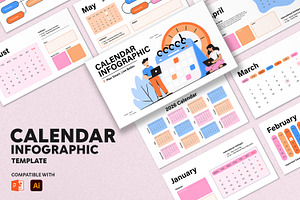 Calendar Infographic, a Presentation Template by Mighty-Slide