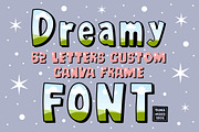 Dreamy Font Custom Canva Frames, a Device Mockup by DREAMs Soul G. (Thumbnail 1 of 4)