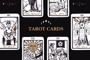 Vintage Tarot cards magic collection, an Illustration by Wild Muse (Thumbnail 1 of 3)