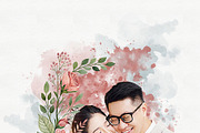 Custom Watercolor Wedding Effect, an Action Add-On by MRI STUDIO (Thumbnail 14 of 19)