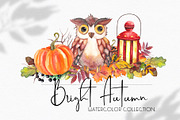 Watercolor Bright Autumn, an Object Graphic by Ana-Sakuta (Thumbnail 1 of 10)
