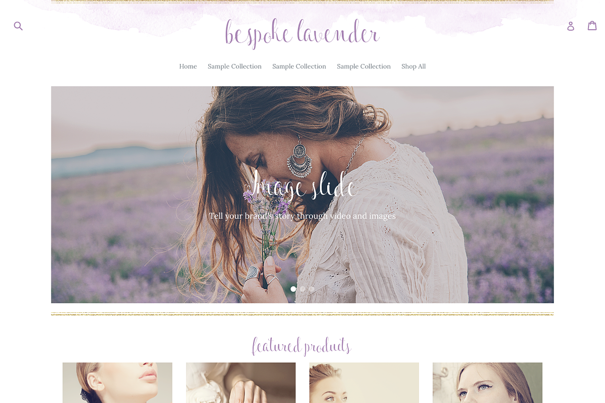 Bespoke Lavender Shopify Theme, a Shopify Template by Lavender Skye Studio (Photo 2 of 2)