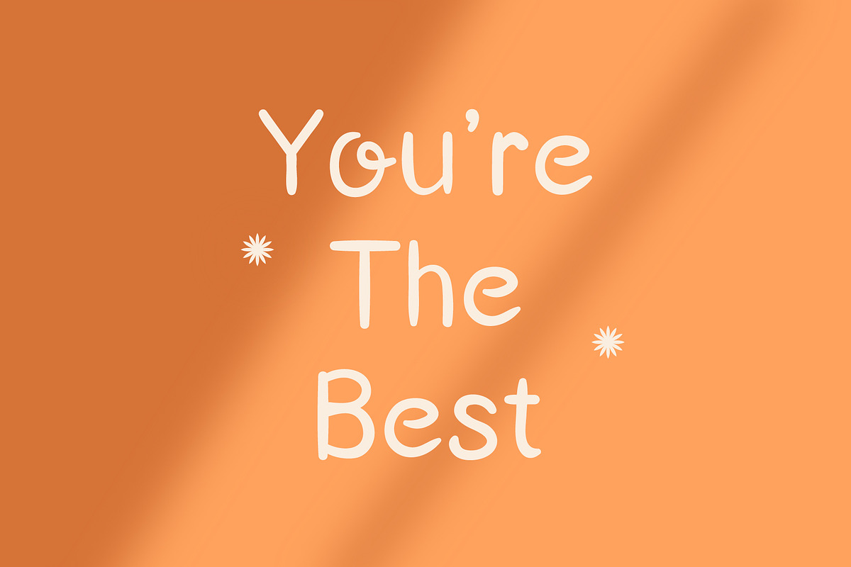 Orange Mango | Cute Handwritten, a Sans Serif Font by Lightsense (Photo 12 of 12)