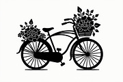 Charming Bicycle with Flowers, an Illustration by Amazin_art (Thumbnail 13 of 21)