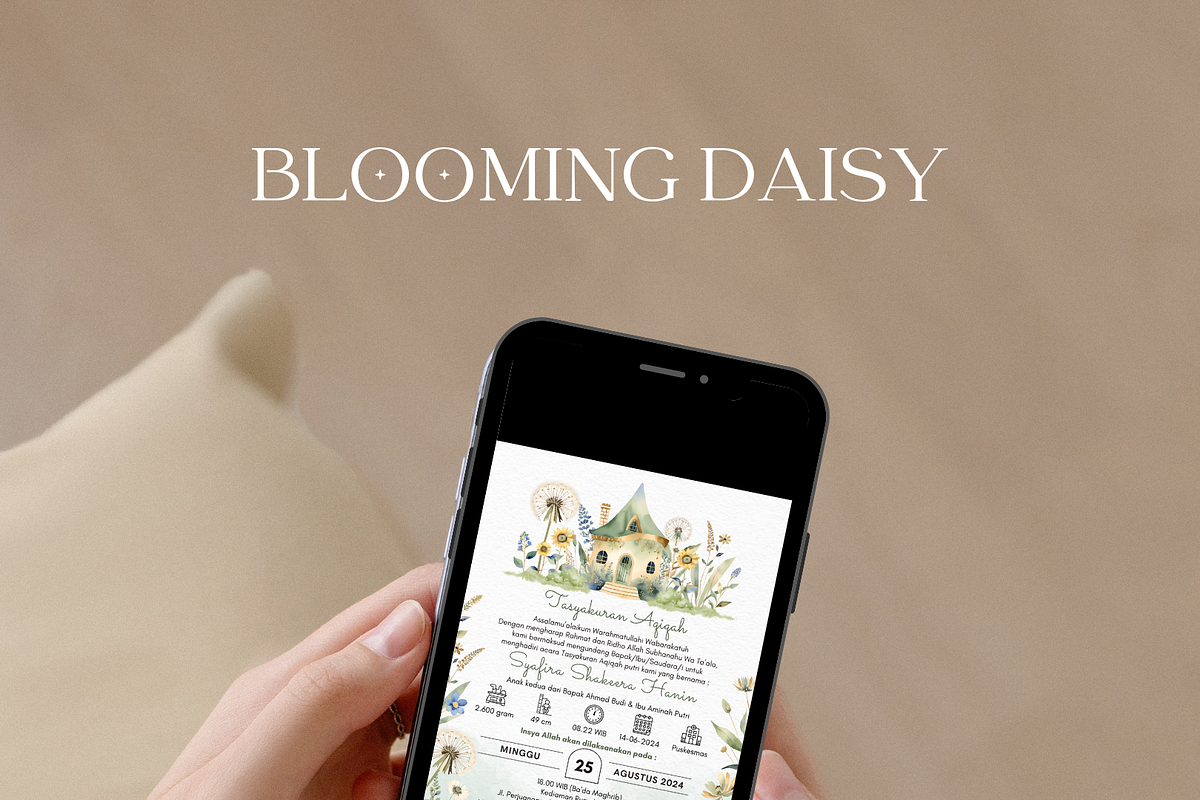 Editable Fairy House Invitation Card, an Invitation Template by Blooming Daisy (Photo 3 of 4)