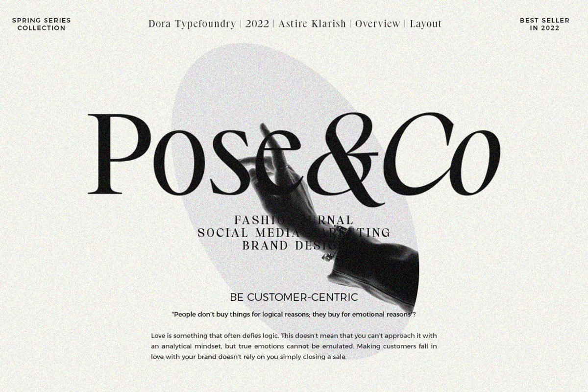 Astire Klarish, a Serif Font by Dora Typefoundry (Photo 15 of 36)
