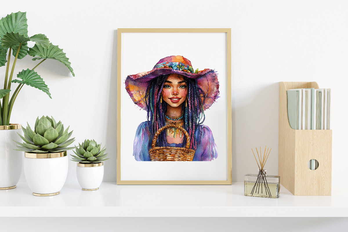 Boho Halloween Trick or Treat, an Illustration by Canvas Craft (Photo 5 of 8)