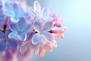 Pastel lilac blossom close-up, a Nature Photo by AlyaAnd