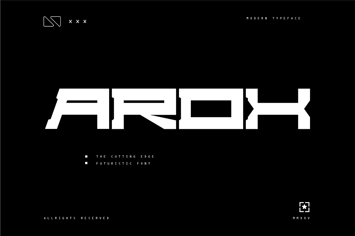 Arox - Futuristic Display Font, a Sans Serif Font by Typeagle (Photo 1 of 8)