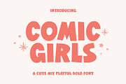 Comic Girls - Comic Font, a Handwritten Font by Keithzo (Thumbnail 1 of 7)