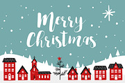 Scandinavian Christmas illustrations, an Illustration by Little Bean (Thumbnail 3 of 6)