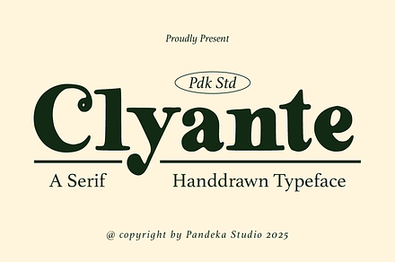 Clyante - Vintage Serif Handdrawn